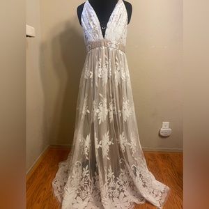 Beautiful white whimsical dress